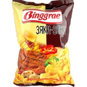 Чипсы Бингрэ Зяки-Зяки 50гр \30шт