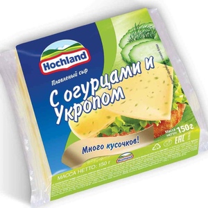 Сыр Hohland 150 огурцы с укропом \32