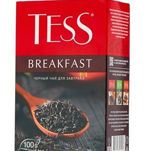 а Чай TESS(1401) 100гр Брекфаст \15 чер.лист.