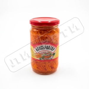 Морковь по-корейски Консерватор 350гр остр. с/б \12