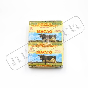 Масло 170г  Крестьянское Летнее \20 зелёная (фас.фольга)