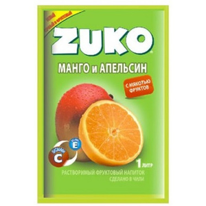 Сух. сок ZUKO Манго+Апельсин /12*8