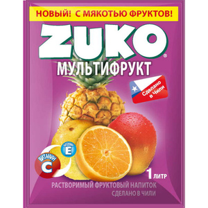 Сух. сок ZUKO Мультифрукт /12*8