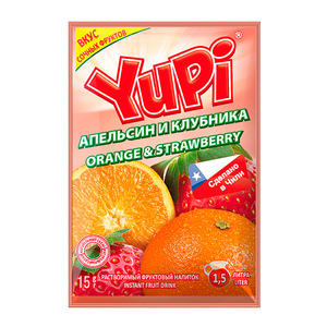 Сух. сок Юпи  Апельсин+Клубника /24*6