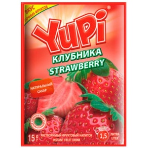Сух. сок Юпи  Клубника /24*6