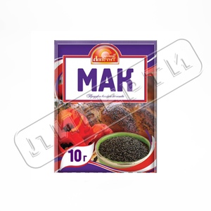 Мак пищевой 10гр \240 (12*20шт) Регион