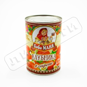 Компот Клубника Баба Маня 425мл ж/б \24
