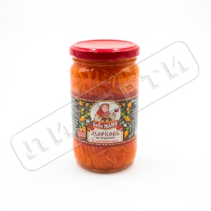 Морковь по-корейски Баба Маня острая 350гр \12