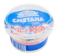 Сметана 20% 200г ООО Молоко Бурятии