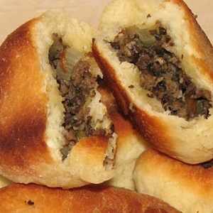 Наша Кухня Пирожки с ливером и рисом