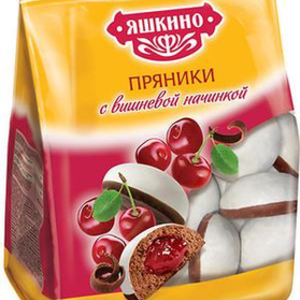 Пряники Яшкино с вишневой нач 350г