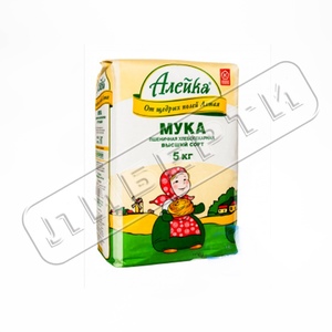 Мука Алейка фас. в/с 5кг бум.пакет \3