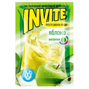 Сух. сок Invite Яблоко /24*8