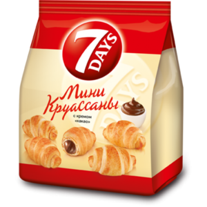 Круассан 7DAYS 300гр ваниль-какао \10