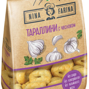 Сушка Тараллини с чесноком 180г Яшкино
