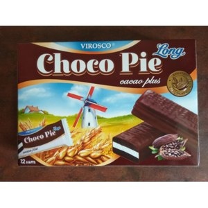 Пирожное Choco Pie LONG cacao plus 18гр (12) \12
