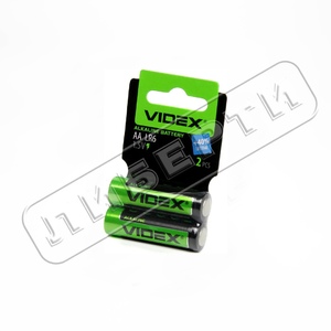 Батарейки Videx LR6/AA shrink card \2